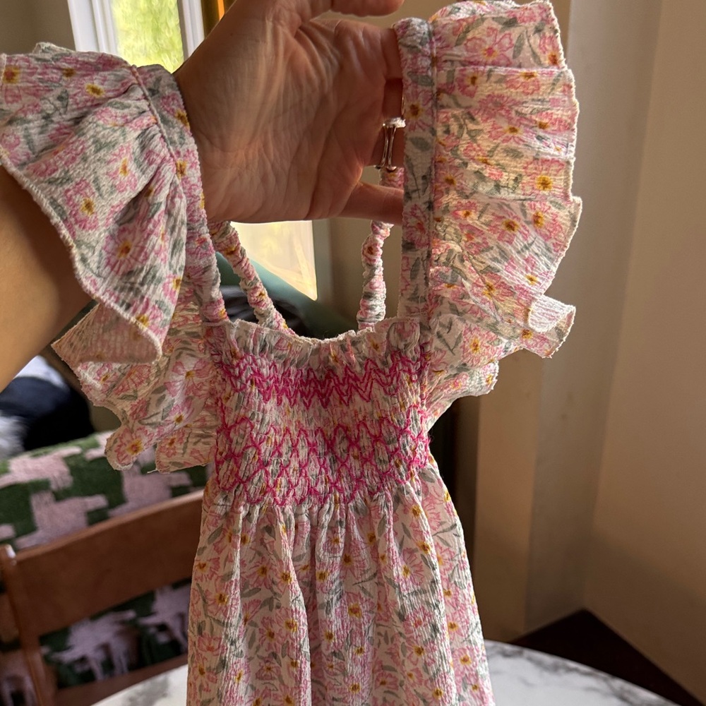Zara Floral Ruffle Dress - Picture 4 of 5